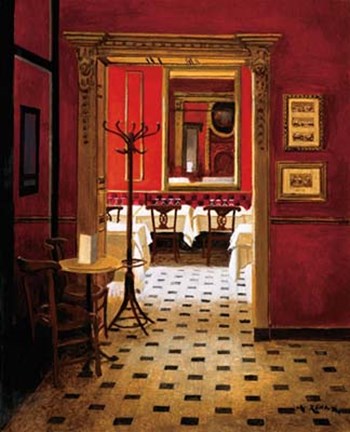 Framed En Rouge Print