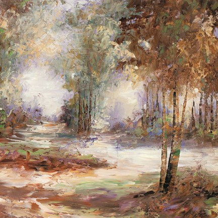 Framed Light In Balance I Print