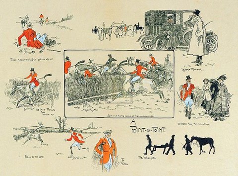 Framed Point-to-Point Print