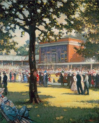 Framed Ascot Race Course Print