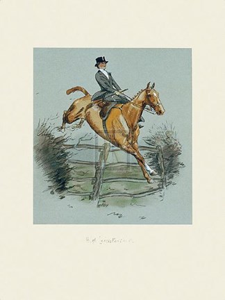 Framed High Leicestershire Print