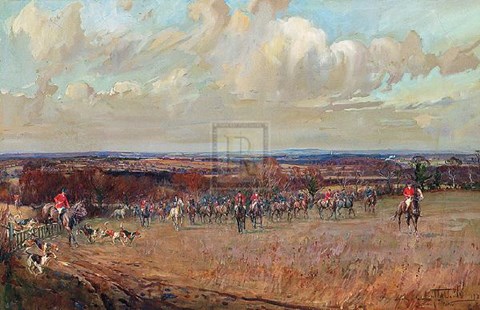 Framed Hunting Print