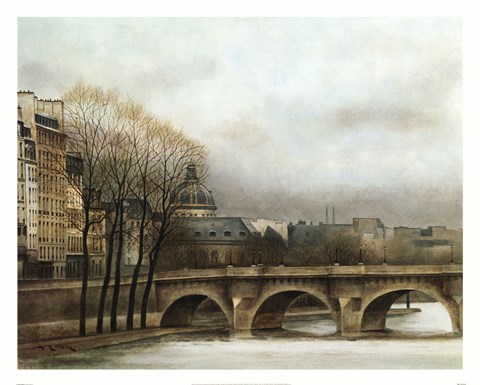 Framed Le Pont Neuf Print