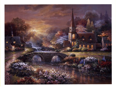 Framed Peaceful Reflections Print