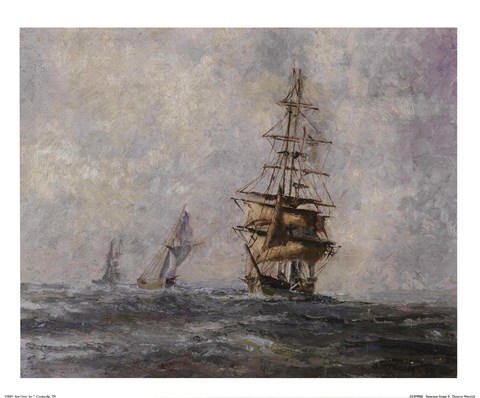 Framed Seascape Image II Print