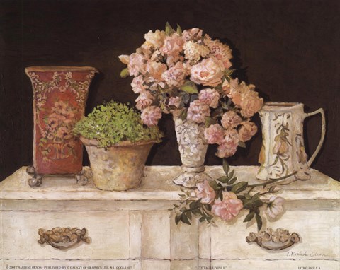 Framed Cottage Living II Print