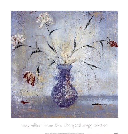 Framed Le Vase Bleu Print