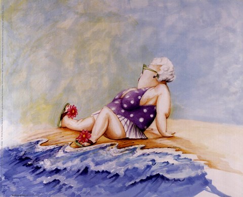 Framed Bathing Beauty #1 Print