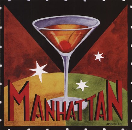 Framed Manhattan Print