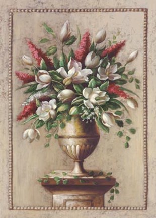 Framed Floral Symphony II Print