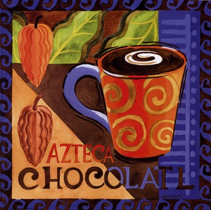 Framed Azteca Chocolate Print