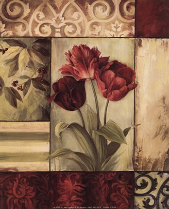 Framed Vibrant Tulips Print