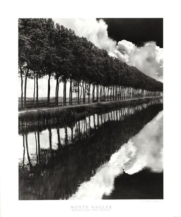 Framed Holland Canal, Sluis, Holland Print