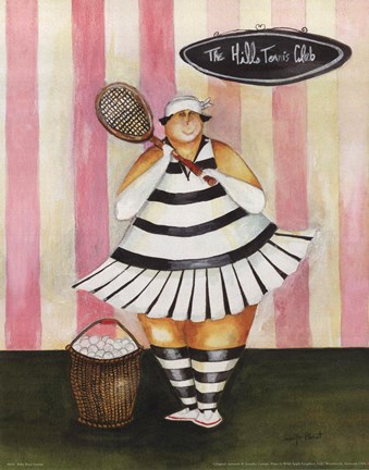 Framed Babs First Lesson Print