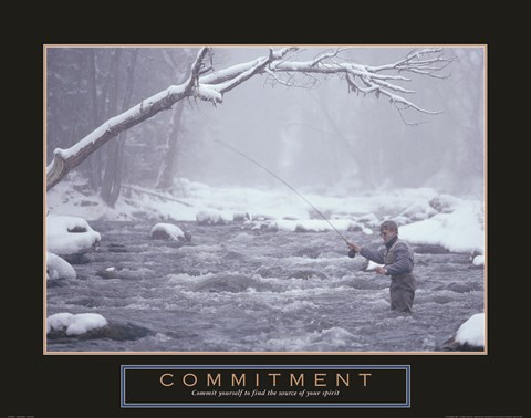 Framed Commitment - Fisherman Print