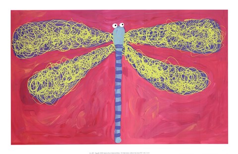 Framed Dragonfly Print