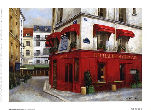 Framed L&#39; Echaude St Germain Print
