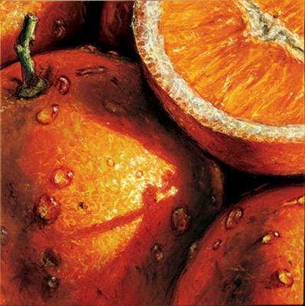 Framed Oranges Print