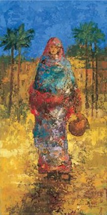 Framed Femme Du Village I Print