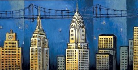 Framed Manhattan II Print