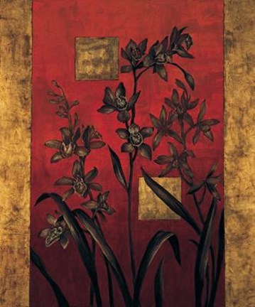 Framed Evening Silhouette I Print