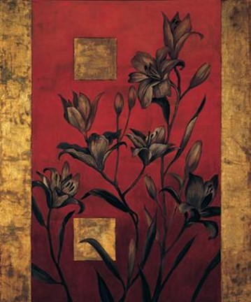 Framed Evening Silhouette II Print