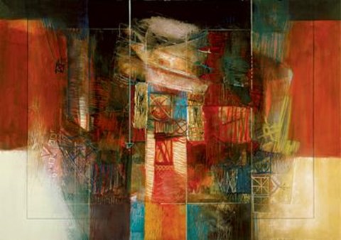 Framed Sinfonia N° 3 Print