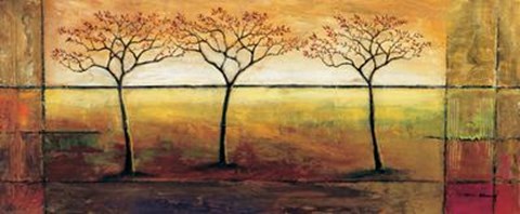 Framed Life Line I Print