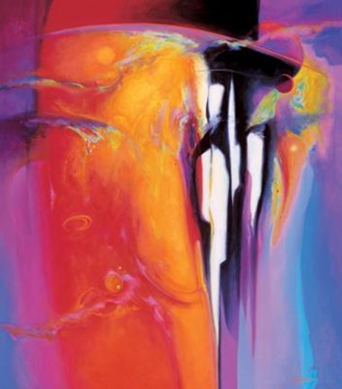 Framed Portals To An Island Universe Print