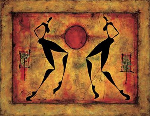 Framed Au Pied De Collines Print