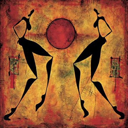 Framed Au Pied De Collines (Det) Print