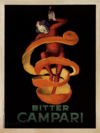 Framed Bitter Campari Print