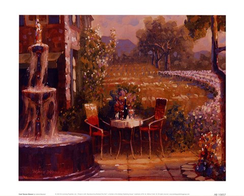 Framed Cool Tuscan Breeze Print