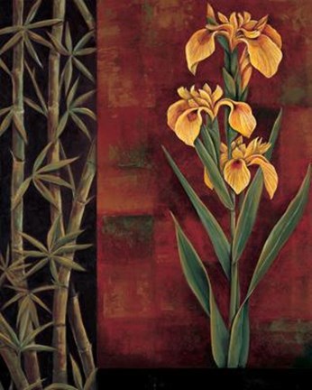 Framed Yellow Iris Print