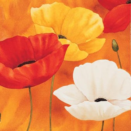 Framed Festa Di Papaveri Print