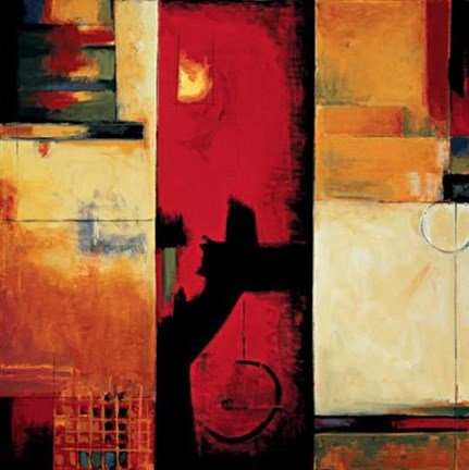 Framed Divide I Print