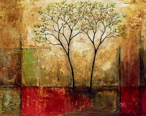 Framed Morning Luster I Print