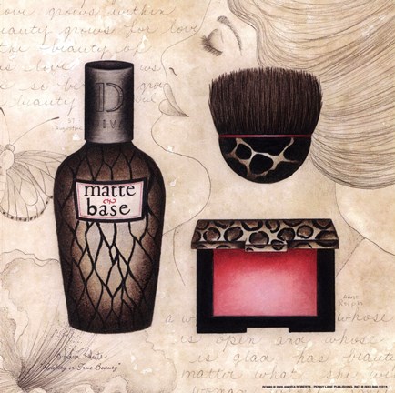 Framed Reality Or True Beauty Print