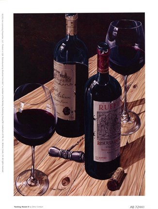 Framed Tasting Room II Print