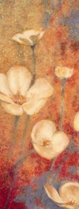 Framed Floral Poetry I Print