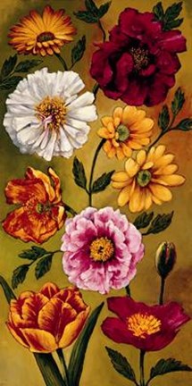 Framed Floral Bouquet I Print