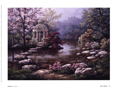 Framed Gazebo Print