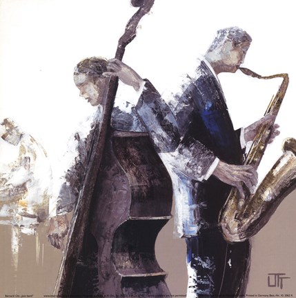 Framed Jazz Band Print