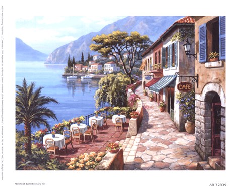 Framed Overlook Cafe II Print