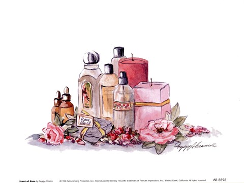 Scent Of Rose Fine Art Print by Peggy Abrams at FulcrumGallery.com