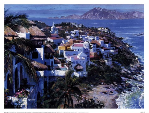 Framed Hillside Villas Print