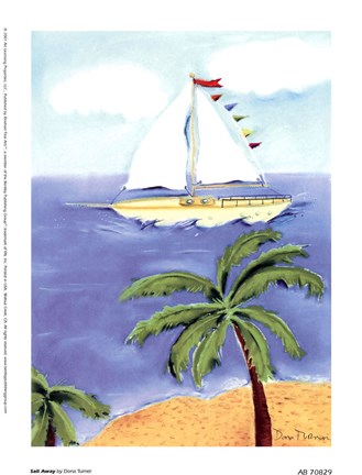 Framed Sail Away Print