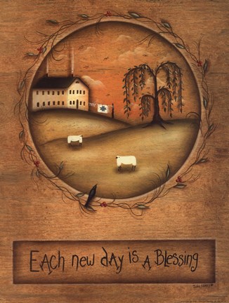 Framed Horizon Of Blessings Print