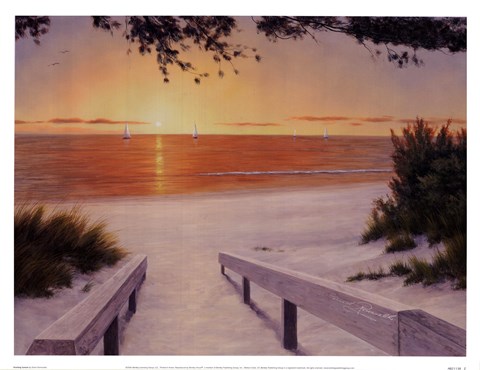 Framed Evening Sunset Print