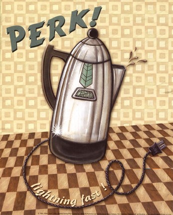 Framed Nifty Fifties - Perk Print